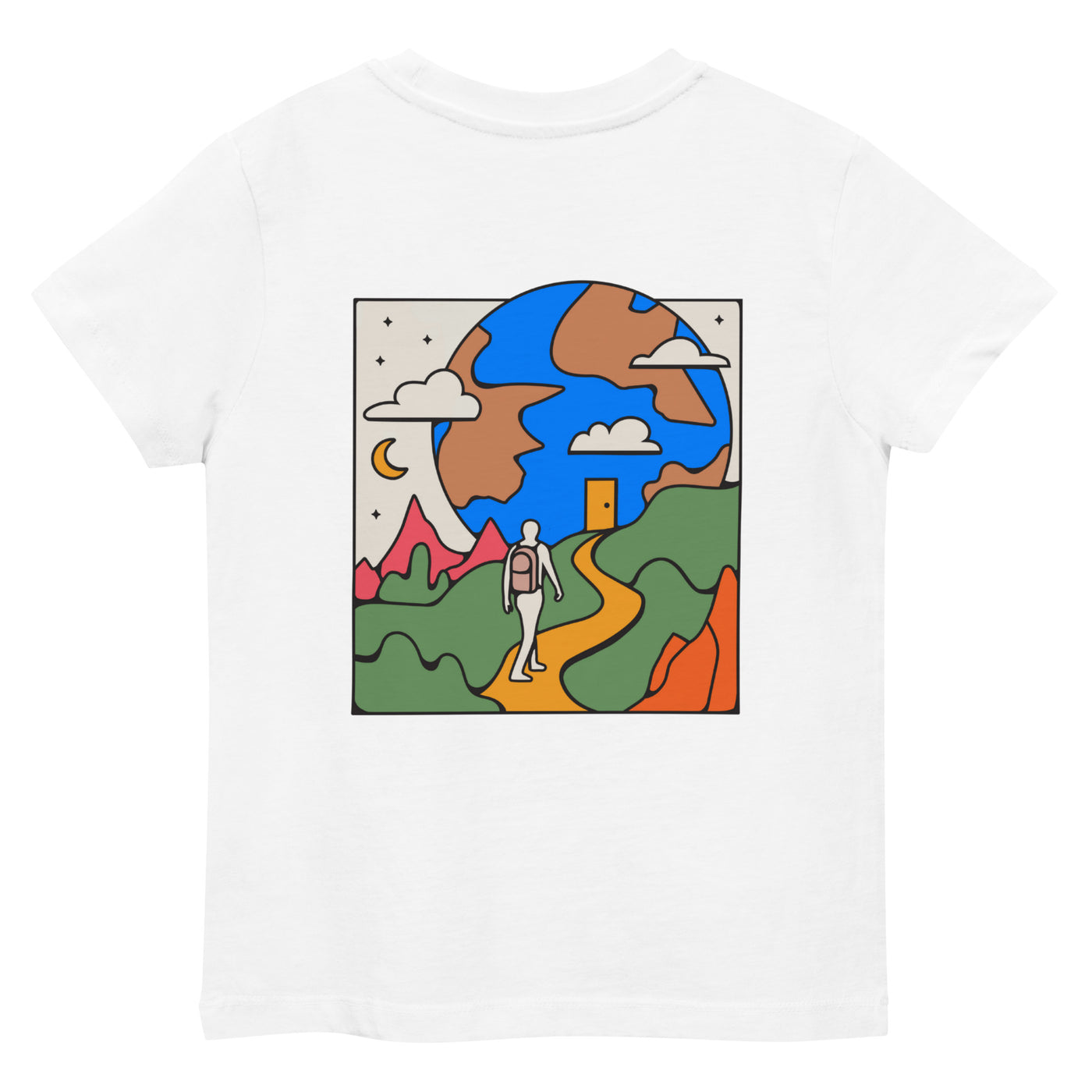 Organic cotton kids t-shirt: Build Your Life Story