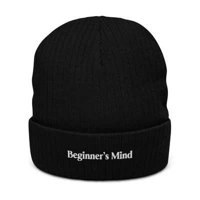 Beginner's Mind Ribbed Knit Beanie