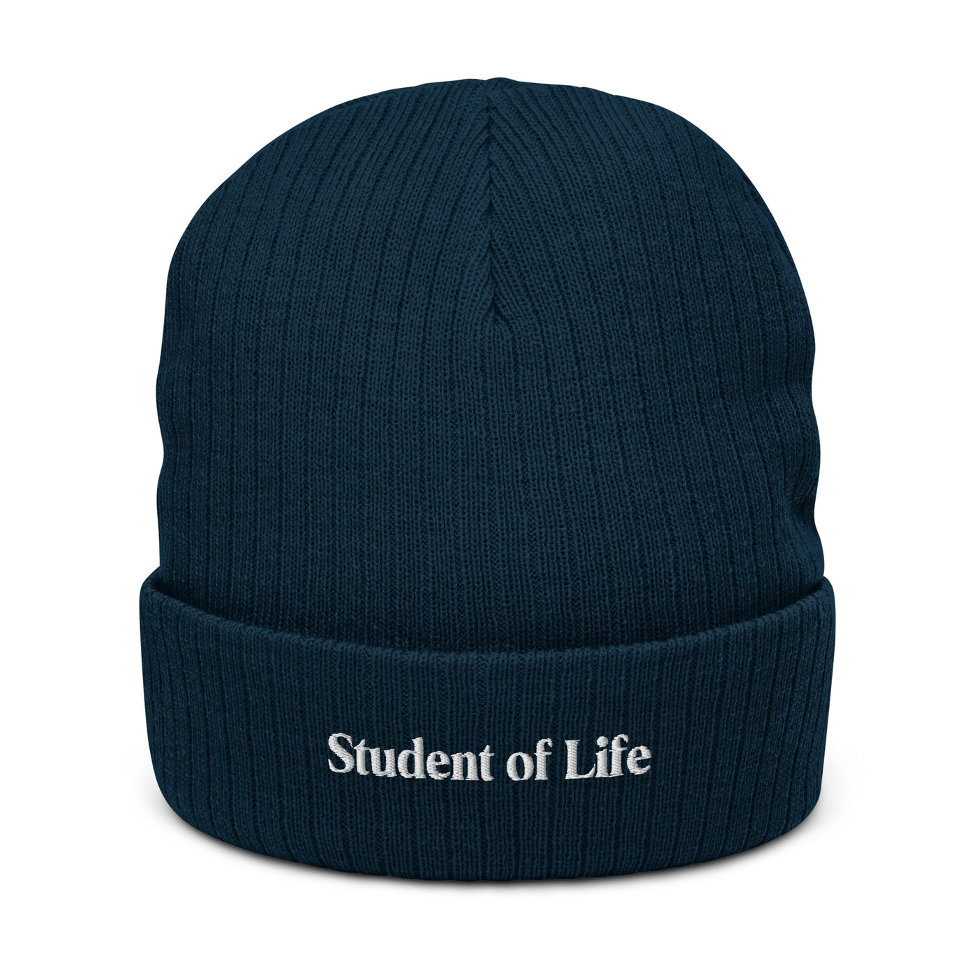 Student of Life Recycled Cuffed Beanie