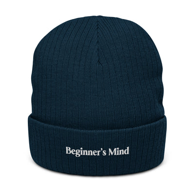 Beginner's Mind Ribbed Knit Beanie