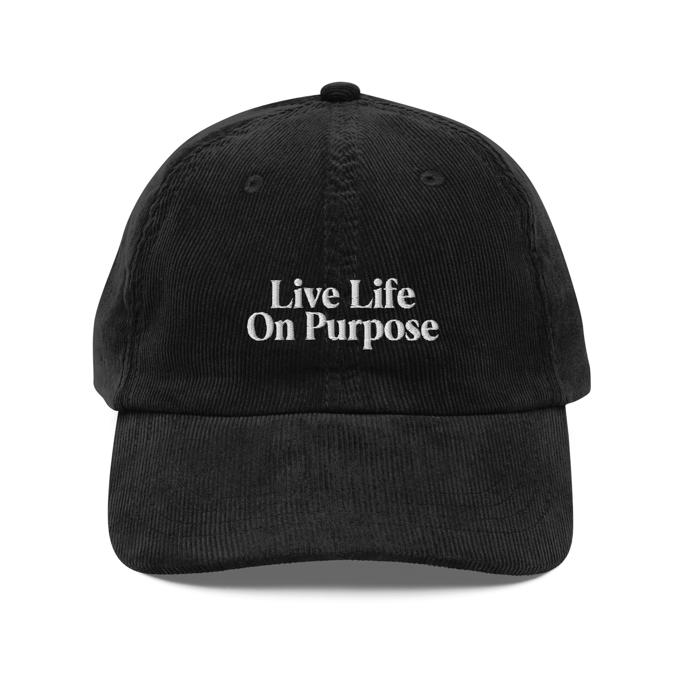 Live Life On Purpose Vintage Corduroy cap