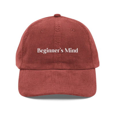 Beginner's Mind Vintage Corduroy Cap