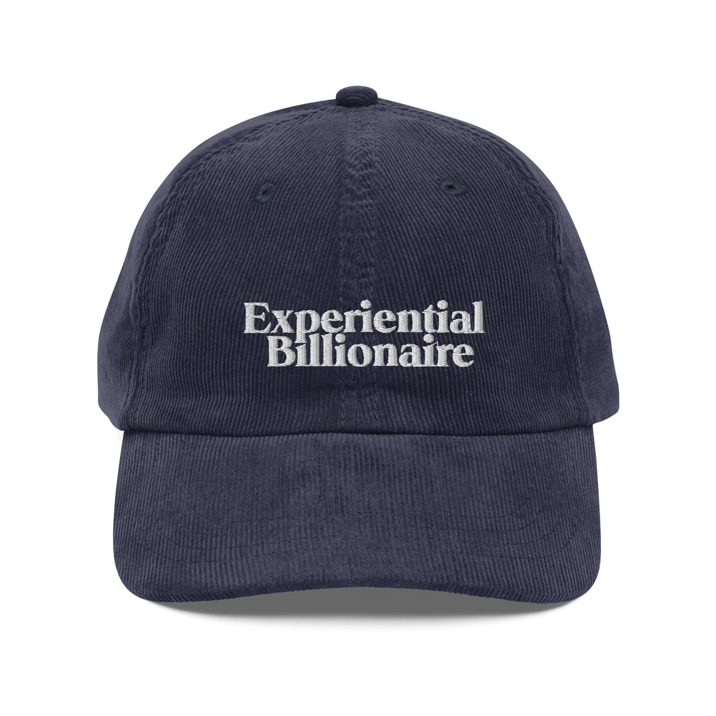 Experiential Billionaire Vintage Corduroy Cap