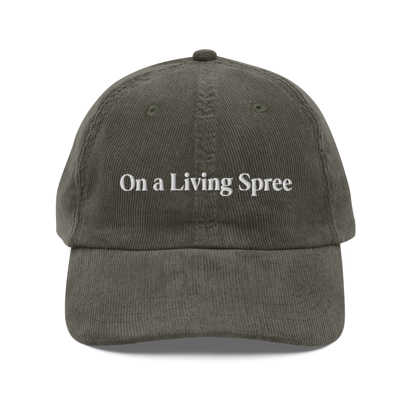 On a Living Spree Vintage Corduroy Cap