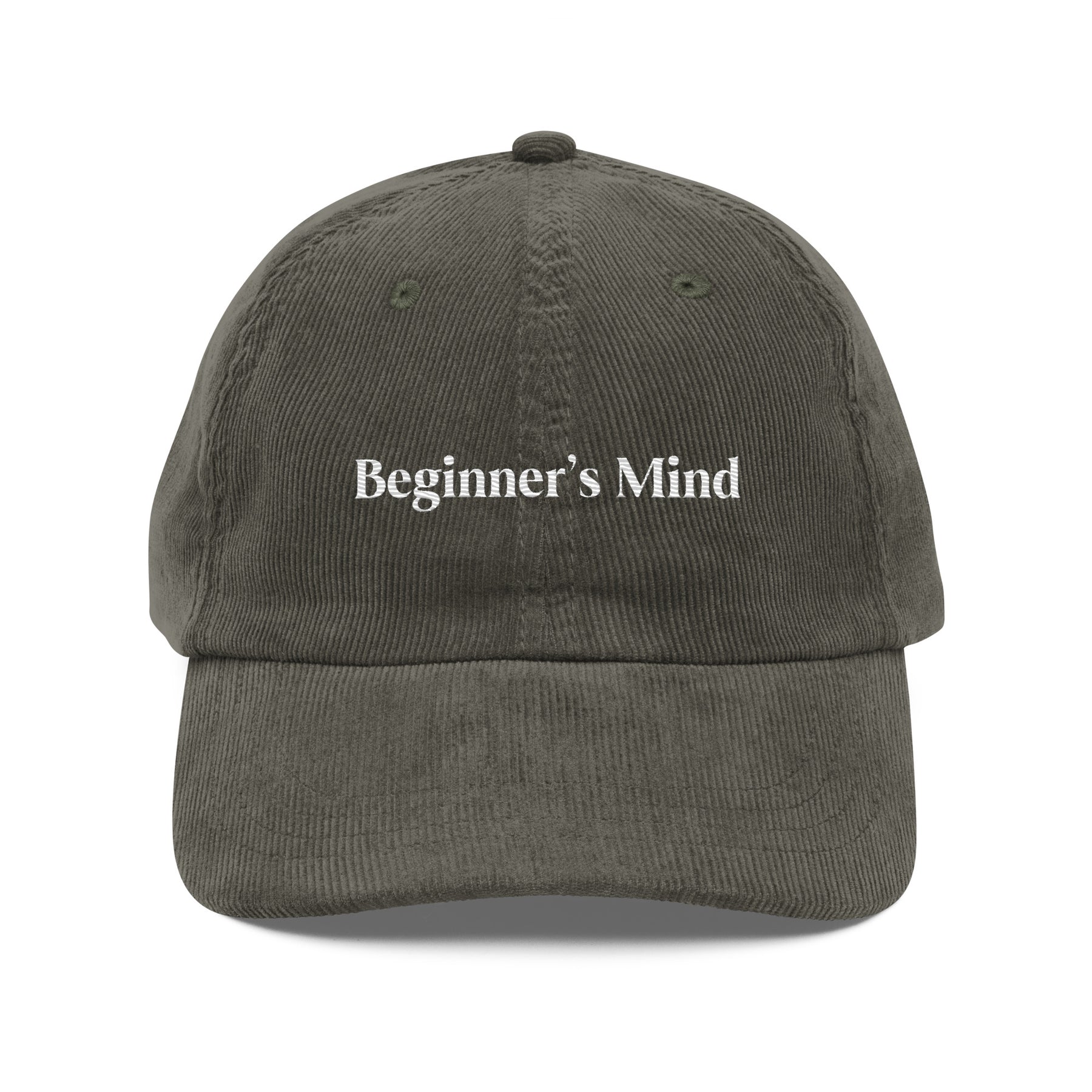 Beginner's Mind Vintage Corduroy Cap – Experiential Billionaire