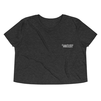 Womens Experiential Billionaire Crop Tee