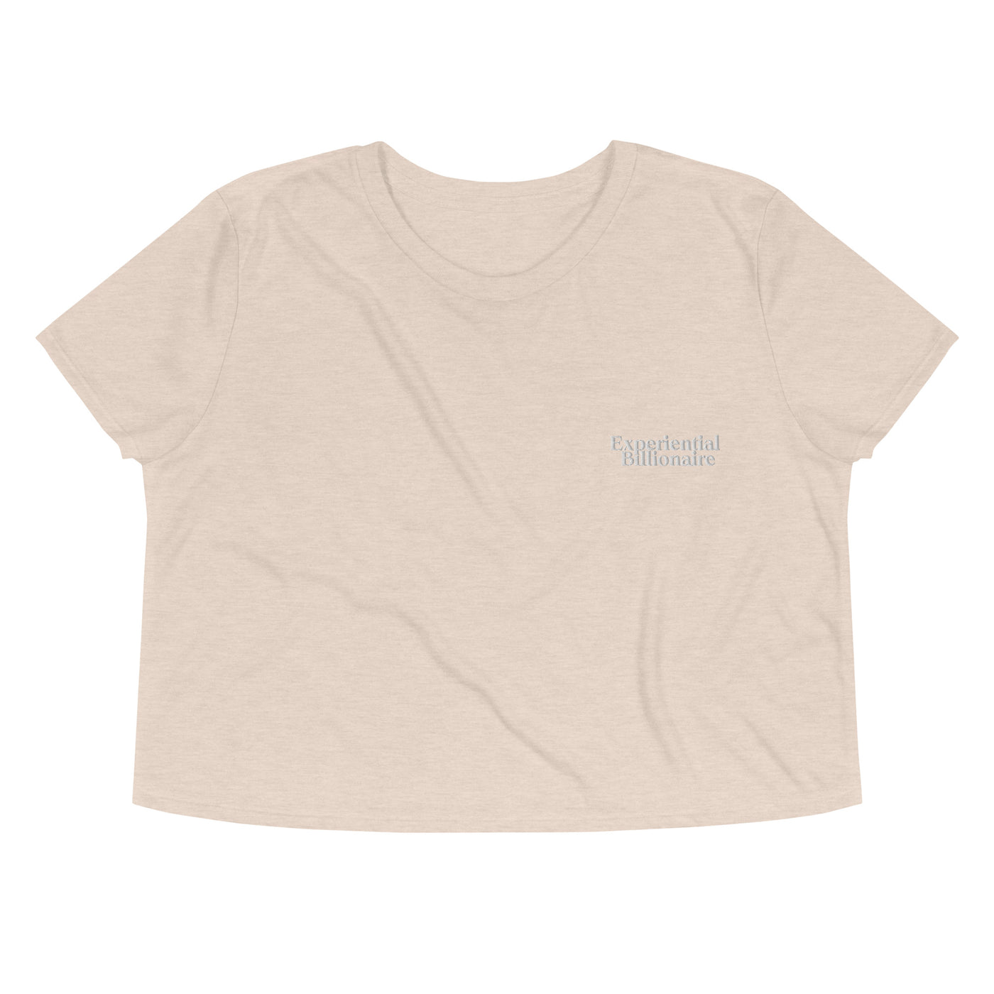 Womens Experiential Billionaire Crop Tee