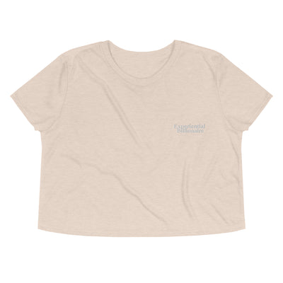 Womens Experiential Billionaire Crop Tee