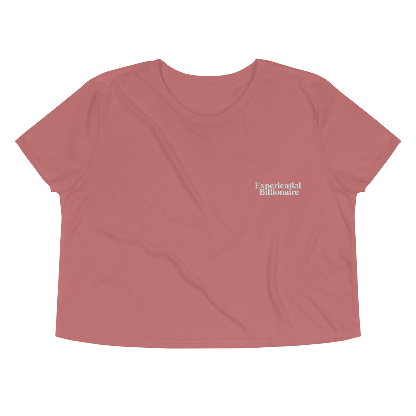 Womens Experiential Billionaire Crop Tee