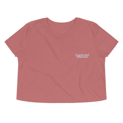 Womens Experiential Billionaire Crop Tee