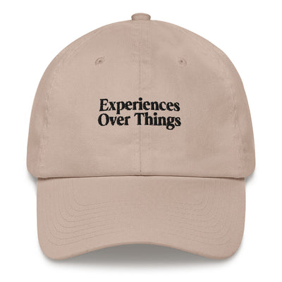 Experiences Over Things Dad Hat