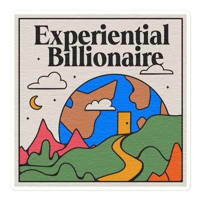 Experiential Billionaire Lockup Sticker