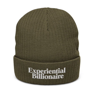 Experiential Billionaire Recycled Cuffed Beanie