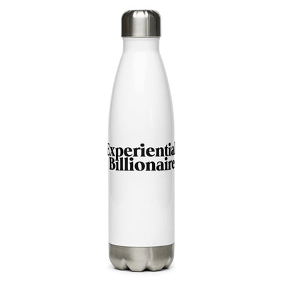 Experiential Billionaire Stainless Steel Water Bottle