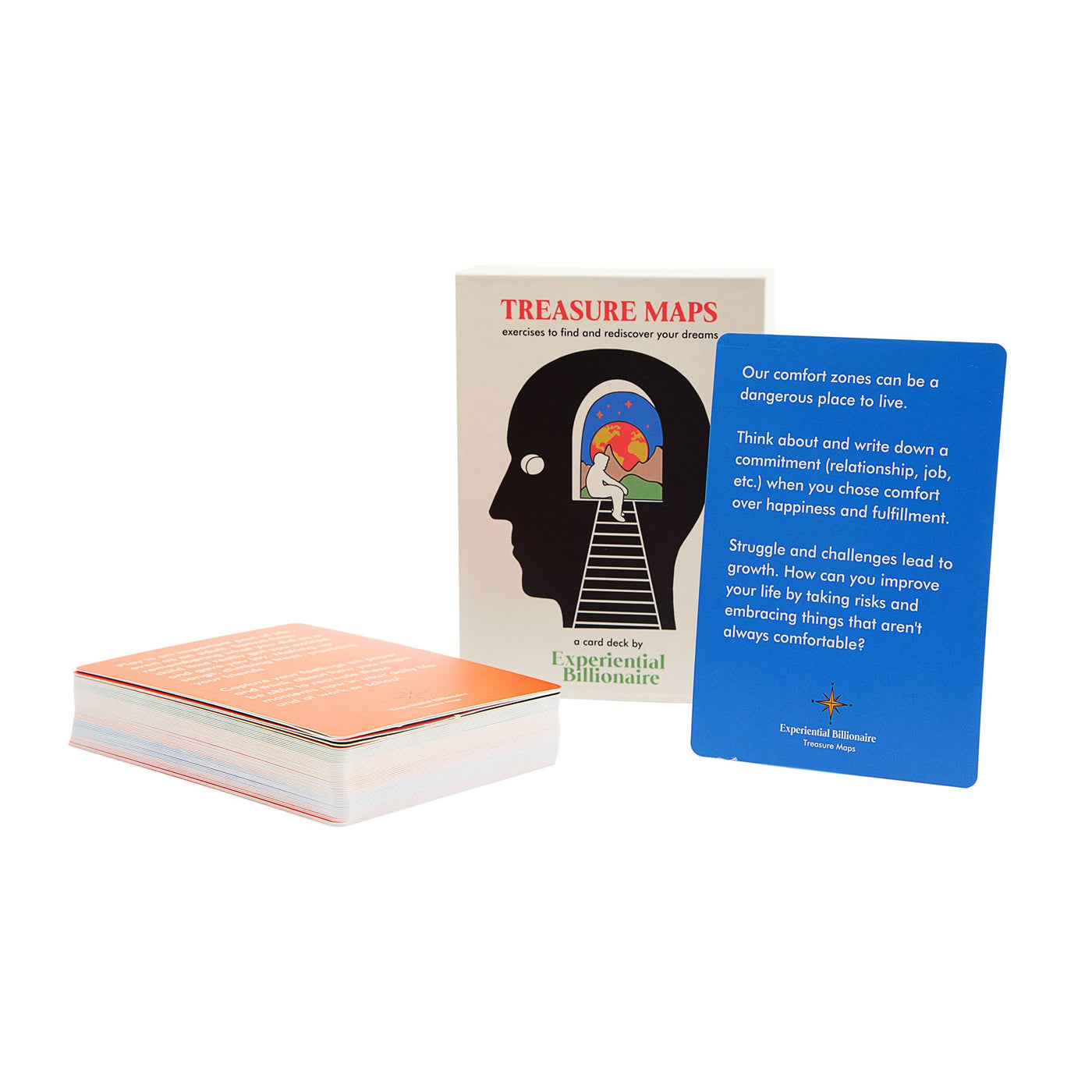 Treasure Maps Card Deck - Exercises to Find and Rediscover Your Dreams