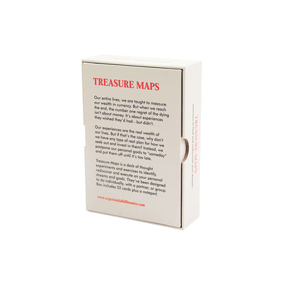 Treasure Maps Card Deck - Exercises to Find and Rediscover Your Dreams