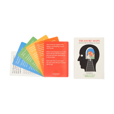 Treasure Maps Card Deck - Exercises to Find and Rediscover Your Dreams